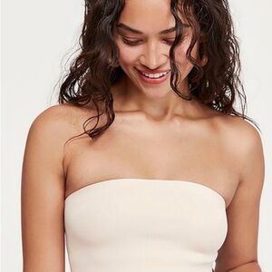 NWT Free People Intimately Nina Bandeau Bra in Nude